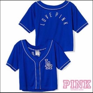 Crop Dodger Jersey, PINK
